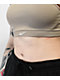 Nike Indy Taupe Crop Halter Tank Top - Thumbnail image 3 of 3