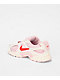 Nike Kid's V5 RNR Summit White, Pink Foam & Playful Crimson Shoes - Thumbnail image 2 of 5