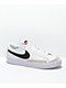 Nike Kids' Blazer '77 Low White, Black, & Teal Leather Shoes