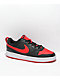 Nike Kids' Court Borough Low 2 Black & Red Shoes - Thumbnail image 1 of 4