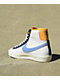 Nike Kids Blazer Mid '77 White & Navy UV Reactive Shoes - Thumbnail image 4 of 6