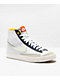 Nike Kids Blazer Mid '77 White & Navy UV Reactive Shoes - Thumbnail image 1 of 6