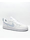 Nike Kids Court Borough Low 2 White & Aura Shoes - Thumbnail image 1 of 4