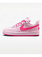 Nike Kids Court Borough Low Recraft White & Hyper Pink Shoes - Thumbnail image 4 of 8