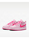 Nike Kids Court Borough Low Recraft White & Hyper Pink Shoes - Thumbnail image 1 of 8