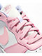 Nike Kids Court Borough Low Recraft White & Pink Foam Shoes - Thumbnail image 6 of 6