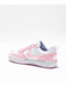 Nike Kids Court Borough Low Recraft White & Pink Foam Shoes - Thumbnail image 2 of 6
