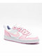 Nike Kids Court Borough Low Recraft White & Pink Foam Shoes