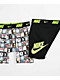 Nike Kids Dri-FIT Essential Micro Black & Mosaic 2-Pack Boxer Briefs - Thumbnail image 2 of 2