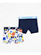 Nike Kids Dri-FIT Essential Micro Blue & White 2-Pack Boxer Briefs - Thumbnail image 2 of 2