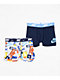 Nike Kids Dri-FIT Essential Micro Blue & White 2-Pack Boxer Briefs - Thumbnail image 1 of 2