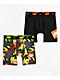 Nike Kids Dri-FIT Essential Micro Neon & Orange 2-Pack Boxer Briefs  - Thumbnail image 1 of 2