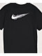 Nike Kids Dri-FIT Swoosh Black T-Shirt - Thumbnail image 2 of 2