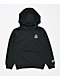 Nike Kids French Terry Black Hoodie - Thumbnail image 2 of 4