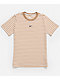 Nike Kids Futura Brown Stripe T-Shirt - Thumbnail image 1 of 2