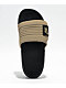 Nike Offcourt Adjust Black & Khaki Slide Sandals - Thumbnail image 3 of 4