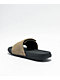 Nike Offcourt Adjust Black & Khaki Slide Sandals - Thumbnail image 2 of 4
