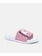 Nike Offcourt Adjust White & Pink Slide Sandals - Thumbnail image 1 of 4