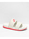 Nike Offcourt Duo Sail & Pink Slide Sandals - Thumbnail image 1 of 4