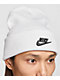 Nike Peak Futura White Beanie - Thumbnail image 1 of 2