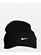 Nike Peak Swoosh Black Beanie - Thumbnail image 1 of 3