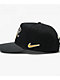 Nike Rise Structured A-Frame Black Snapback Hat - Thumbnail image 5 of 5
