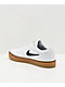 Nike SB Chron 2 White & Gum Canvas Skate Shoes - Thumbnail image 2 of 6