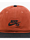 Nike SB Club Cinnamon & Black Strapback Hat - Thumbnail image 3 of 3