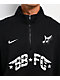 Nike SB FC Black Oversized Quarter Zip Sweatshirt - Thumbnail image 3 of 4