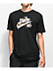 Nike SB Floral Old School Logo Black T-Shirt