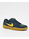 Nike SB Force 58 Midnight Navy, Fir, University Gold, & Gum Skate Shoes - Thumbnail image 1 of 5
