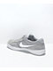 Nike SB Force 58 Wolf Grey & White Skate Shoes - Thumbnail image 2 of 4
