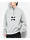 Nike SB GFX Grey Half Zip Sweater - Thumbnail image 1 of 3