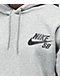 Nike SB Icon Dark Heather Grey Hoodie
