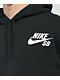 Nike SB Icon sudadera con capucha negra