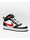Nike SB Kids Court Borough Mid 2 Calzado blanco, rojo y negro