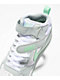 Nike SB Kids Court Borough Platinum White & Mint Shoes - Thumbnail image 5 of 6