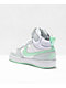 Nike SB Kids Court Borough Platinum White & Mint Shoes - Thumbnail image 2 of 6