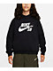 Nike SB Kids Icon Black Hoodie - Thumbnail image 1 of 4