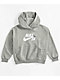 Nike SB Kids Icon EasyOn Grey Hoodie - Thumbnail image 1 of 3