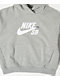 Nike SB Kids Icon Heather Grey Hoodie - Thumbnail image 3 of 3