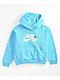 Nike SB Kids Icon Light Blue Hoodie - Thumbnail image 1 of 3