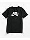 Nike SB Kids Logo Black T-Shirt - Thumbnail image 1 of 3