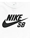 Nike SB Kids Logo White T-Shirt - Thumbnail image 2 of 3