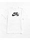 Nike SB Kids Logo White T-Shirt - Thumbnail image 1 of 3