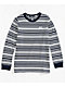 Nike SB Kids Skate Sail & Midnight Navy Stripe Long Sleeve T-Shirt - Thumbnail image 1 of 2