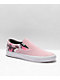 Nike SB Letica Bufoni Verona zapatos de skate sin cordones rosados y de camuflaje