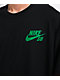 Nike SB Logo Black & Green T-Shirt - Thumbnail image 2 of 2