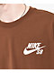 Nike SB Logo Cacao & White T-Shirt - Thumbnail image 2 of 2