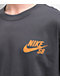 Nike SB Logo Dark Smoke Grey T-Shirt - Thumbnail image 2 of 2